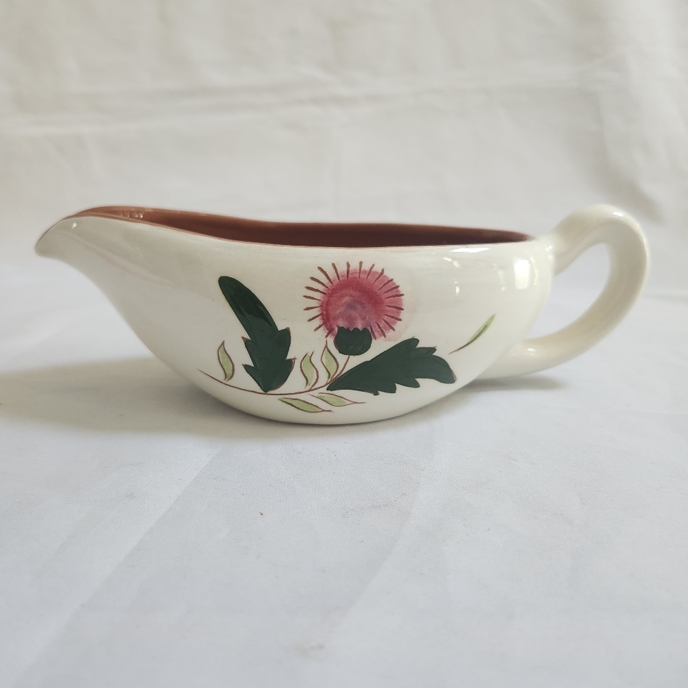 Stangl Pottery Thistle Gravy Boat